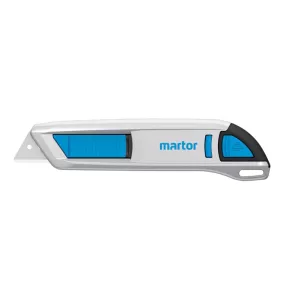 Cutter Martor sécunorm smarcut 12mm noir et bleu.